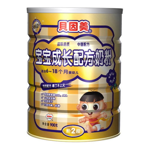 贝因美900g宝宝成长奶粉（6个月－3岁）